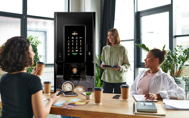 Coffee vending machine