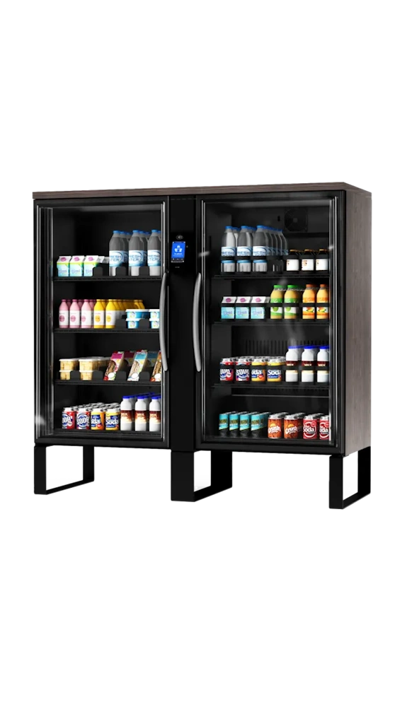 Photo of the Stockwell Smart Micromarket Fridge